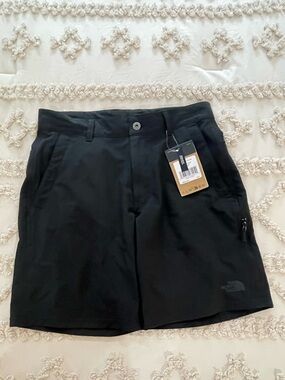 The North Face Black Athletic Shorts with Drawstring